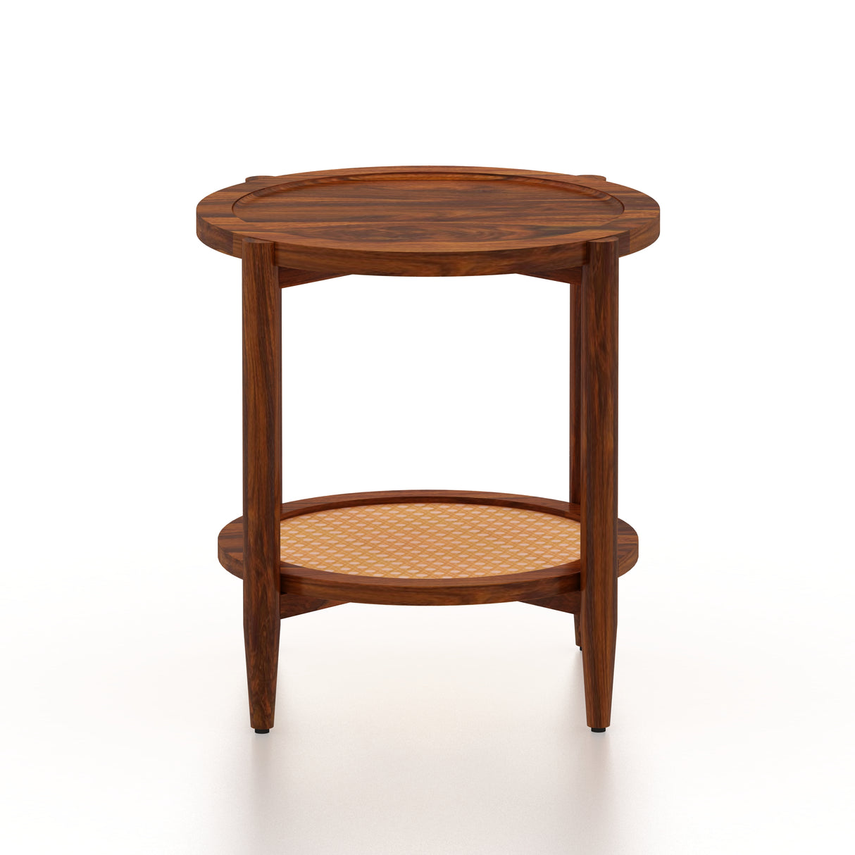 CUBA Solid Sheesham Wood End Table - 3 Years Warranty