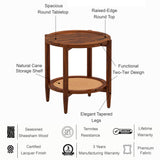 CUBA Solid Sheesham Wood End Table - 3 Years Warranty