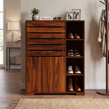 CAIRO Solid Sheesham Wood Shoe Rack Cabinet - 3 Years Warranty