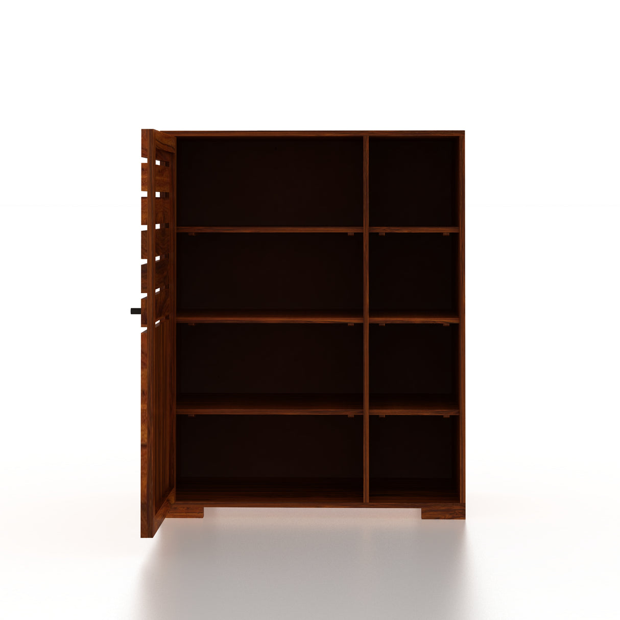 CAIRO Solid Sheesham Wood Shoe Rack Cabinet - 3 Years Warranty