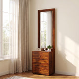 Swiss Solid Sheesham Wood Dressing Table - 3 Years Warranty