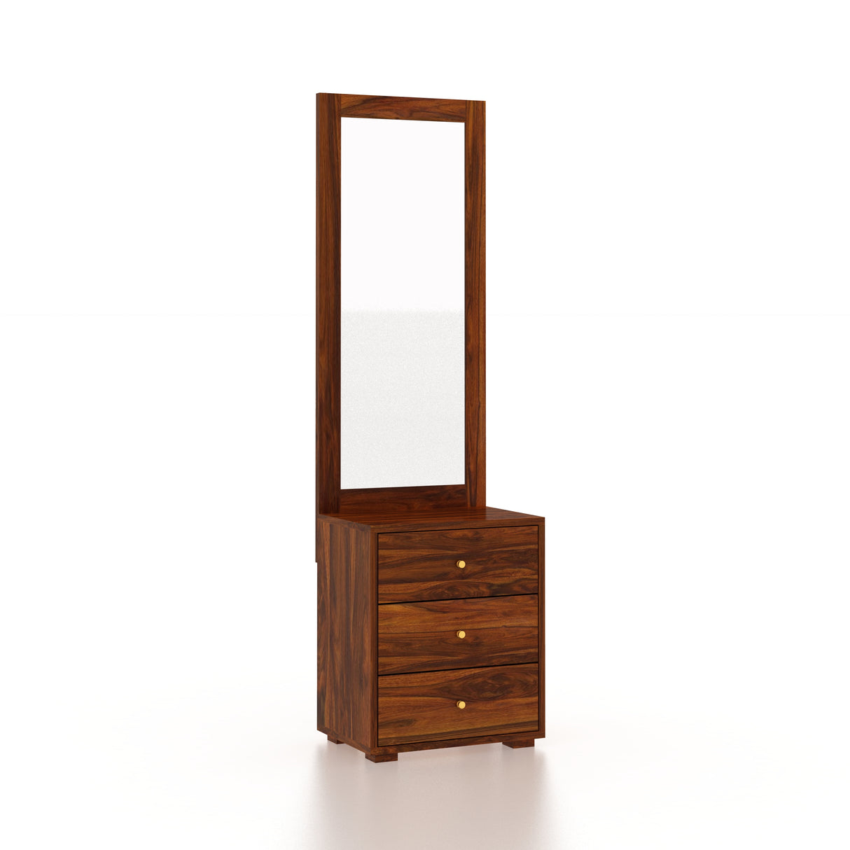 Swiss Solid Sheesham Wood Dressing Table - 3 Years Warranty
