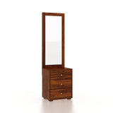 Swiss Solid Sheesham Wood Dressing Table - 3 Years Warranty