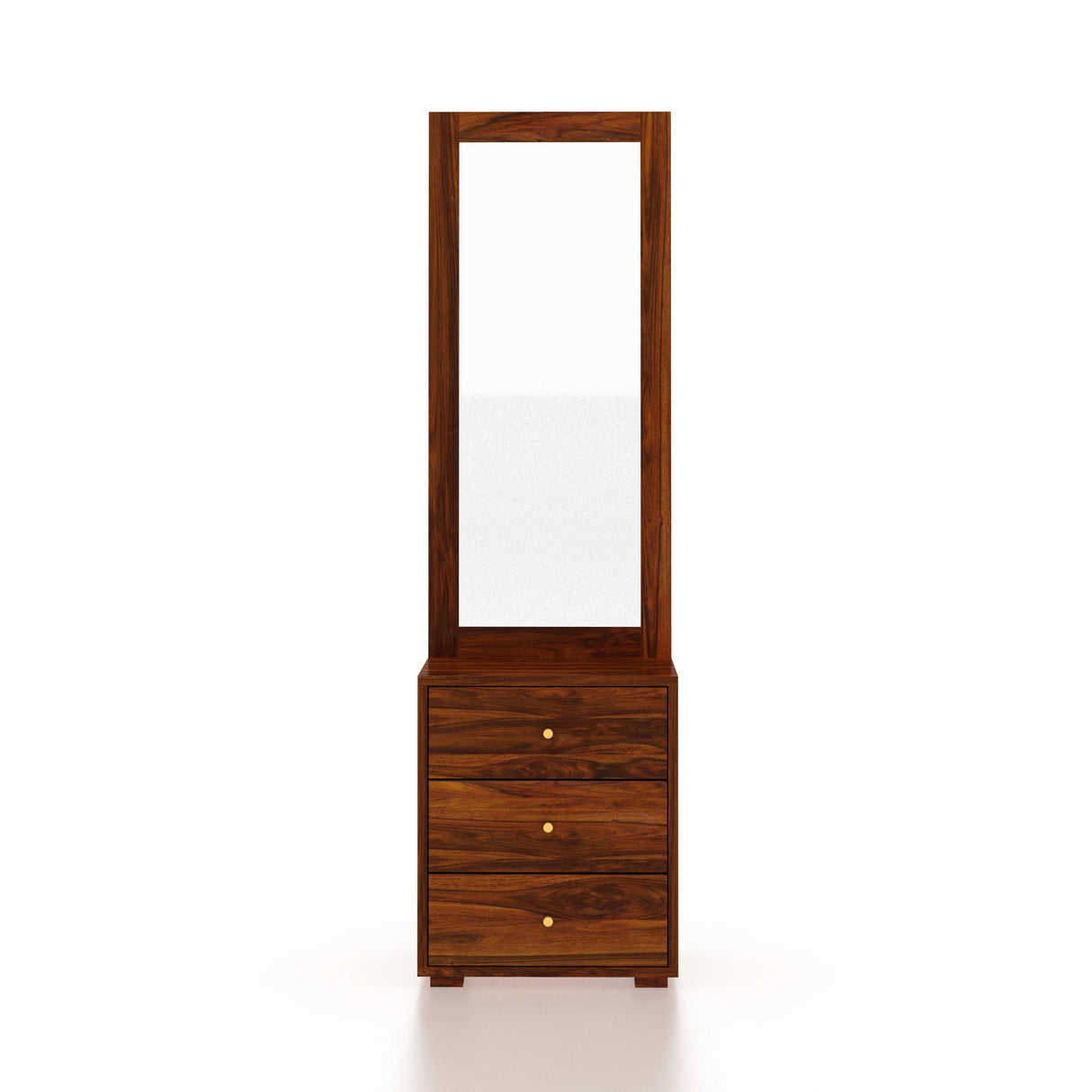 Swiss Solid Sheesham Wood Dressing Table - 3 Years Warranty