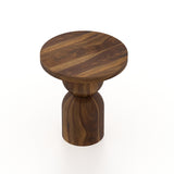 Mars Solid Sheesham Wood End Table - 3 Years Warranty