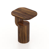 COCO Solid Sheesham Wood End Table - 3 Years Warranty