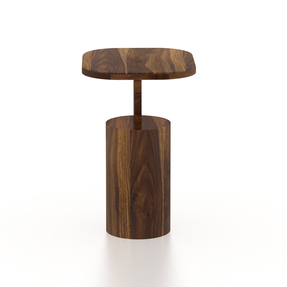 COCO Solid Sheesham Wood End Table - 3 Years Warranty