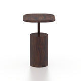 COCO Solid Sheesham Wood End Table - 3 Years Warranty