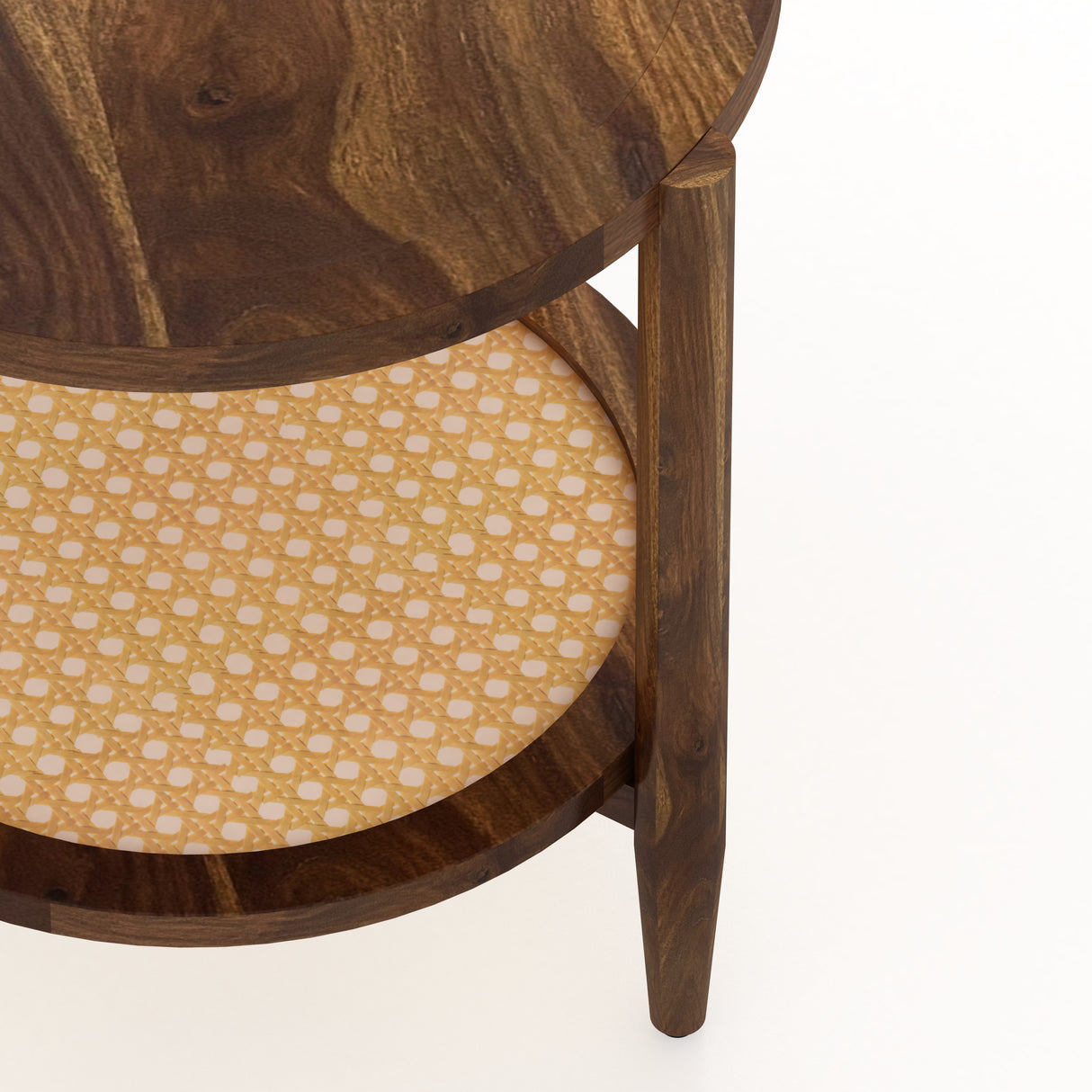 CUBA Solid Sheesham Wood End Table - 3 Years Warranty