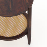 CUBA Solid Sheesham Wood End Table - 3 Years Warranty