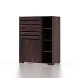 CAIRO Solid Sheesham Wood Shoe Rack Cabinet - 3 Years Warranty