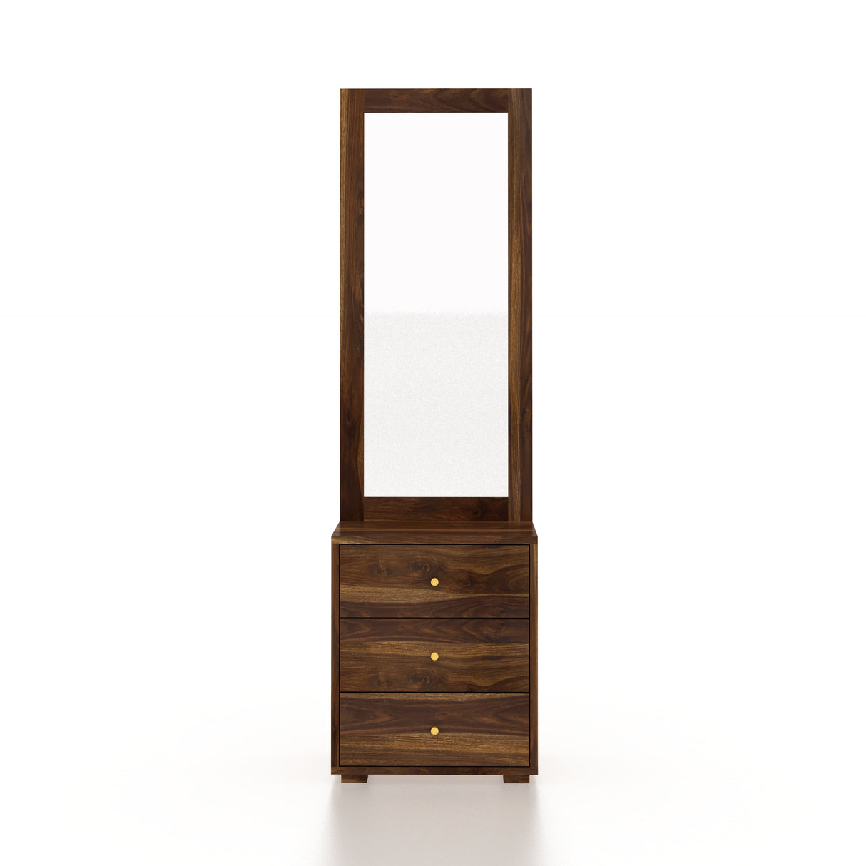 Swiss Solid Sheesham Wood Dressing Table - 3 Years Warranty
