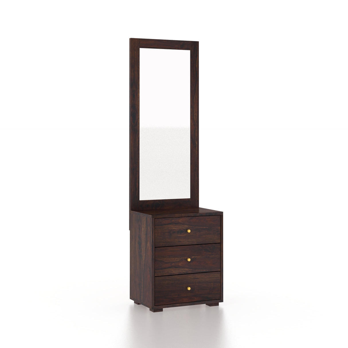 Swiss Solid Sheesham Wood Dressing Table - 3 Years Warranty