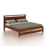Jaipur Solid Wood Bed Without Storage - 3 Years Warranty