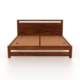 Jaipur Solid Wood Bed Without Storage - 3 Years Warranty