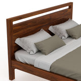 Jaipur Solid Wood Bed Without Storage - 3 Years Warranty