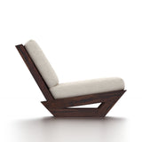 Vegas Solid Sheesham Wood Lounge Chair - 3 Years Warranty