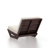 Vegas Solid Sheesham Wood Lounge Chair - 3 Years Warranty