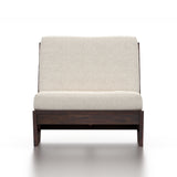 Vegas Solid Sheesham Wood Lounge Chair - 3 Years Warranty