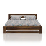 Foster Solid Sheesham Wood Bed Without Storage - 1 Year Warranty