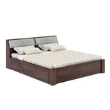 Victoria Solid Sheesham Wood Bed With Box Storage - 3 years Warranty