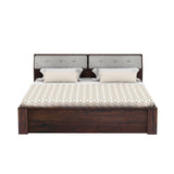 Victoria Solid Sheesham Wood Bed With Box Storage - 3 years Warranty