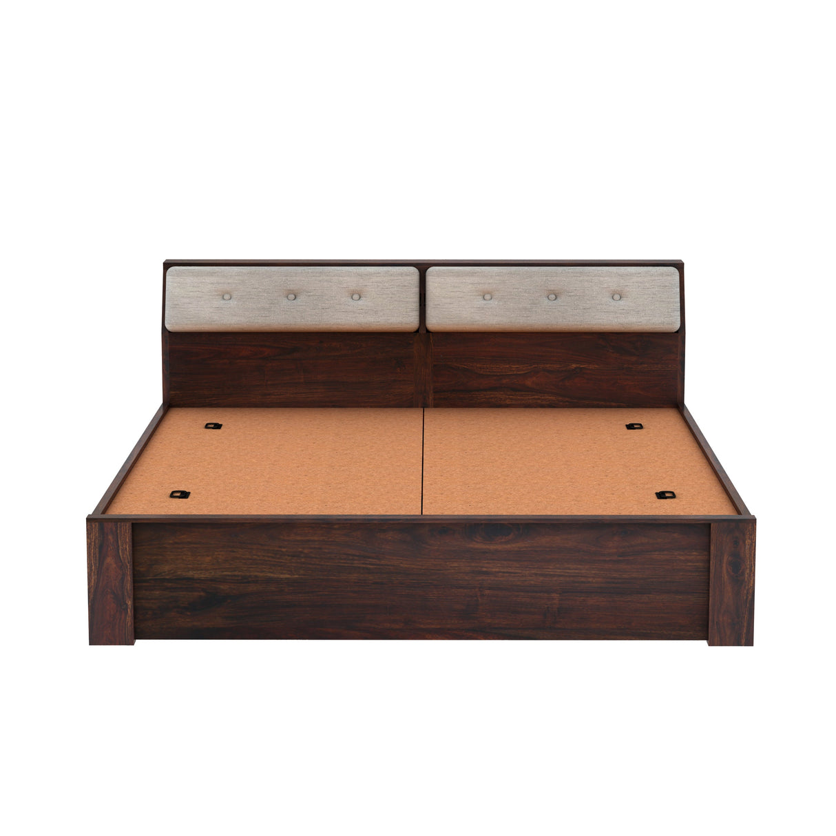 Victoria Solid Sheesham Wood Bed With Box Storage - 3 years Warranty