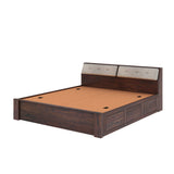 Victoria Solid Sheesham Wood Bed With Box Storage - 3 years Warranty