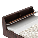 Victoria Solid Sheesham Wood Bed With Box Storage - 3 years Warranty