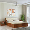 Victoria Solid Sheesham Wood Bed With Box Storage - 3 years Warranty