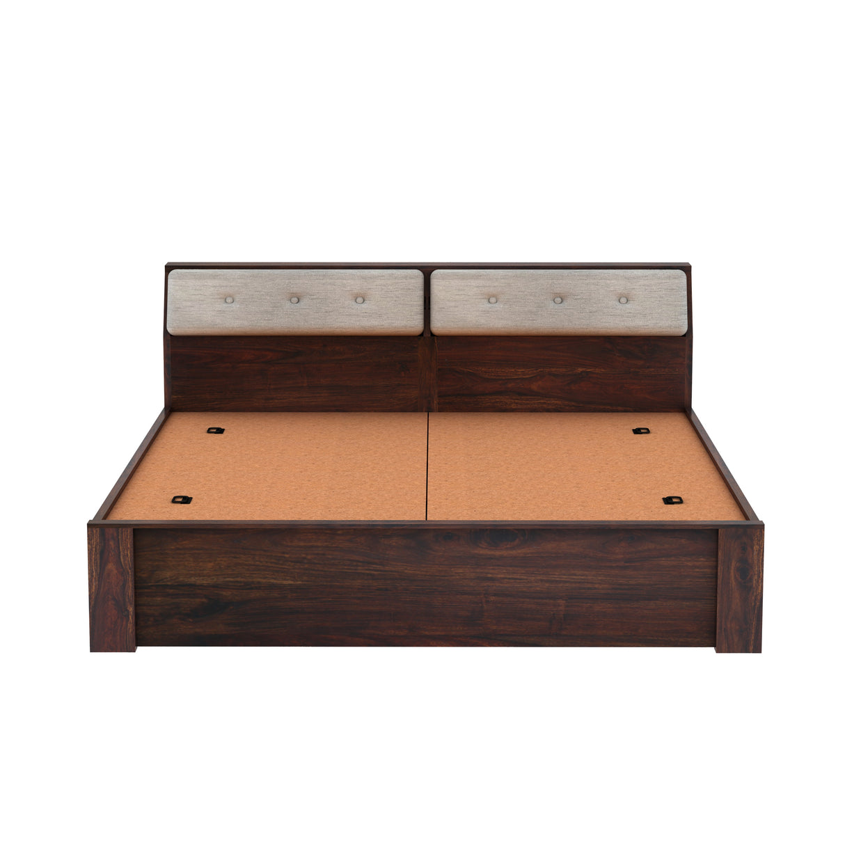 Victoria Solid Sheesham Wood Bed With Box Storage - 3 years Warranty