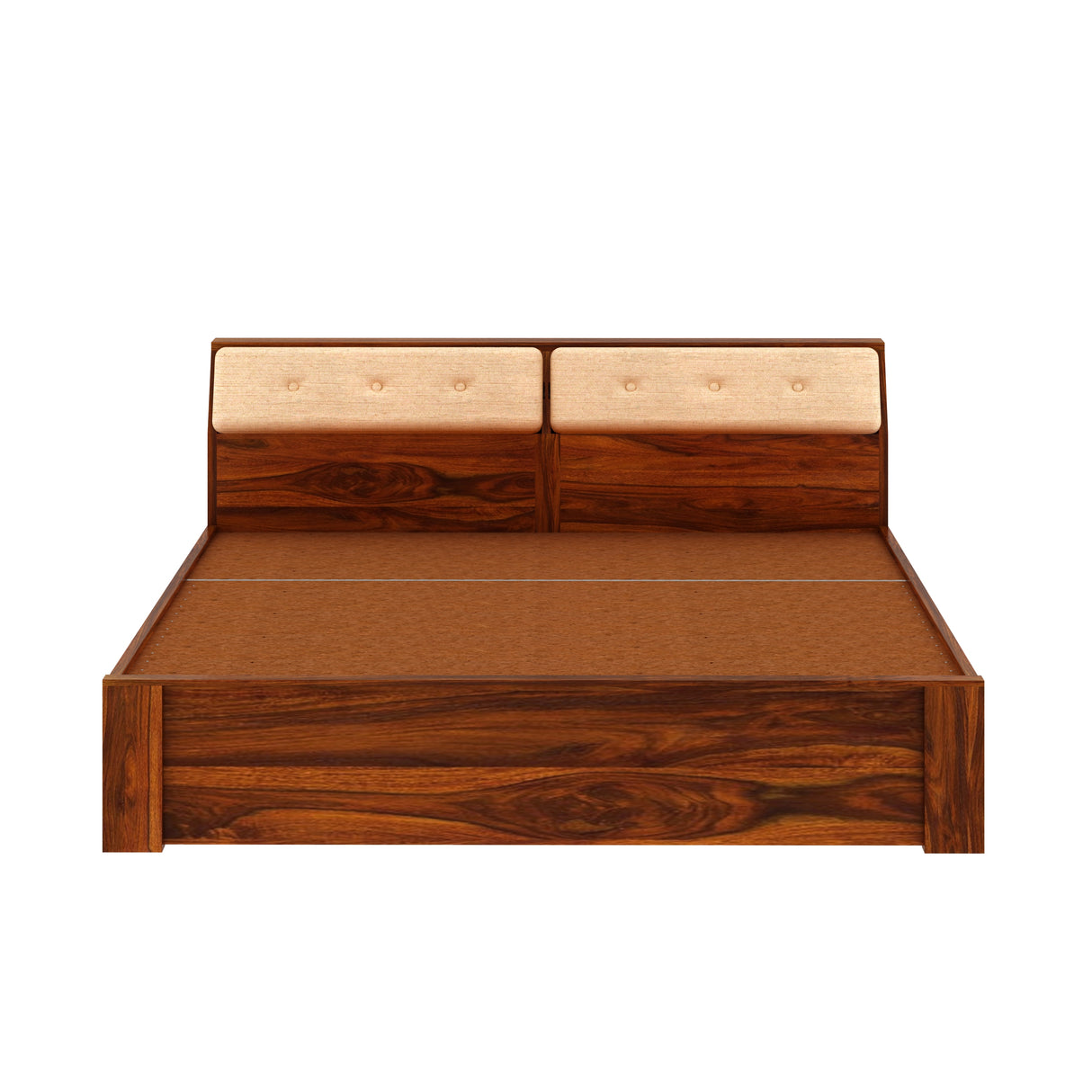 Victoria Solid Sheesham Wood Hydraulic Storage Bed - 3 years Warranty