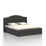 Maron Upholstered Bed With Hydraulic Box Storage - 12 Months Warranty(LUXE EDITION)