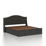 Maron Upholstered Bed With Hydraulic Box Storage - 12 Months Warranty(LUXE EDITION)