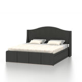Maron Upholstered Bed With Hydraulic Box Storage - 12 Months Warranty(LUXE EDITION)