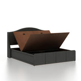 Maron Upholstered Bed With Box Storage - 12 Months Warranty(LUXE EDITION)