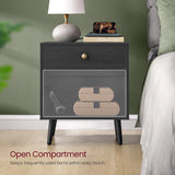 MONO Solid Sheesham Wood Bedside Table - 3 Years Warranty (LUXE EDITION)