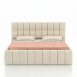 ROSKY Upholstered Bed With Box Storage - 12 Months Warranty(LUXE EDITION)