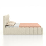 ROSKY Upholstered Bed With Box Storage - 12 Months Warranty(LUXE EDITION)