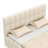 ROSKY Upholstered Bed With Box Storage - 12 Months Warranty(LUXE EDITION)