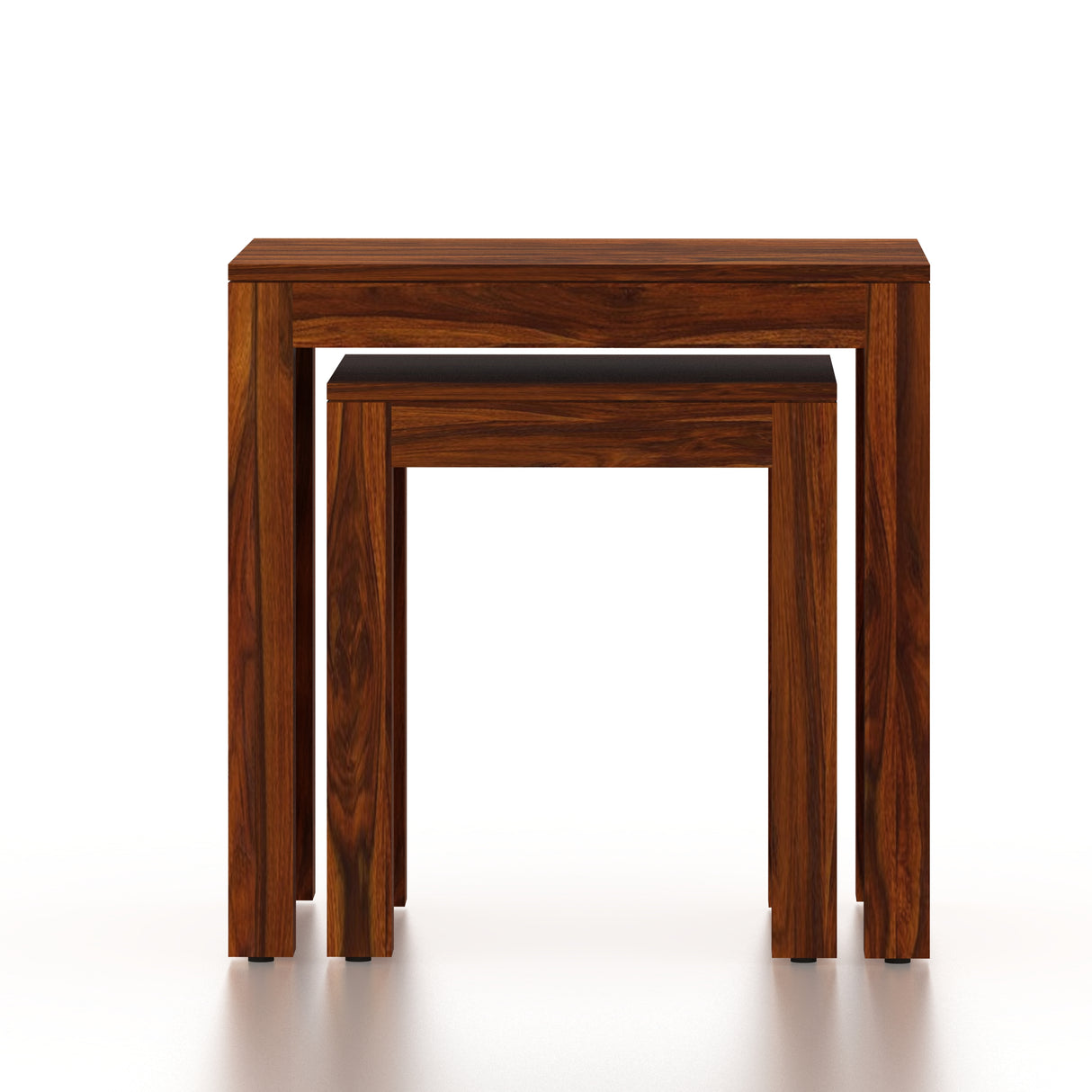 Cairo Solid Sheesham Wood Nesting Stools - 3 Years Warranty