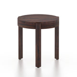 Round Solid Sheesham Wood Nesting Stools - 3 Years Warranty