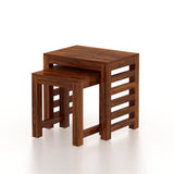 Cairo Solid Sheesham Wood Nesting Stools - 3 Years Warranty