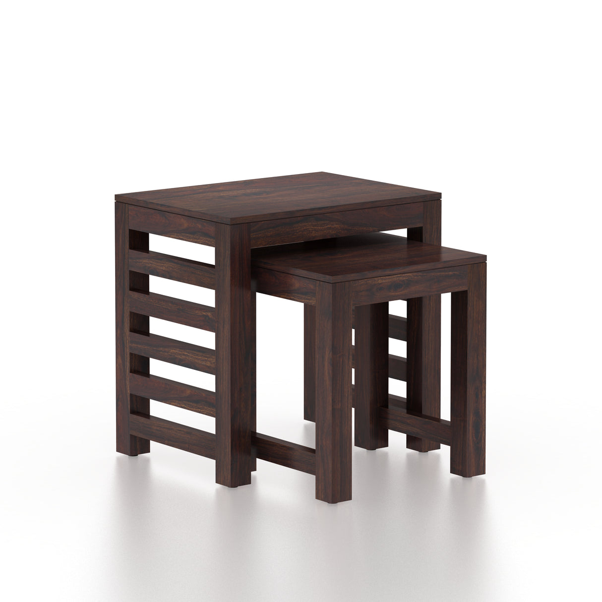 Cairo Solid Sheesham Wood Nesting Stools - 3 Years Warranty