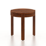 Round Solid Sheesham Wood Nesting Stools - 3 Years Warranty