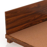 Mark Solid Sheesham Wood Platform Bed - 3 Years Warranty