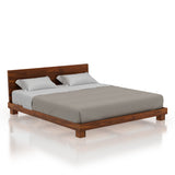 Mark Solid Sheesham Wood Platform Bed - 3 Years Warranty