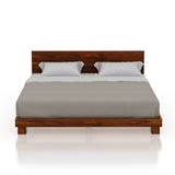 Mark Solid Sheesham Wood Platform Bed - 3 Years Warranty