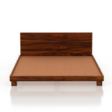 Mark Solid Sheesham Wood Platform Bed - 3 Years Warranty