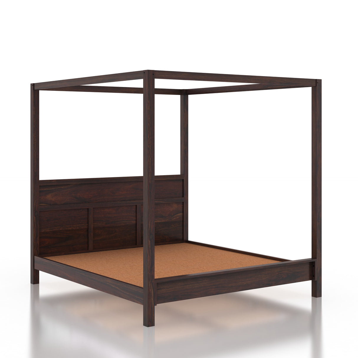 Rayon Grand Poster Solid Sheesham Wood Bed - 3 Years Warranty